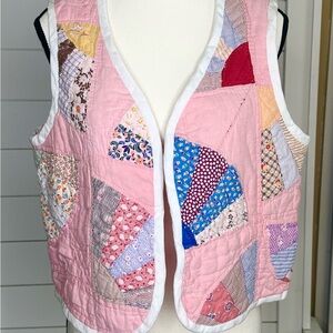 Patchwork vintage Quilted Vest